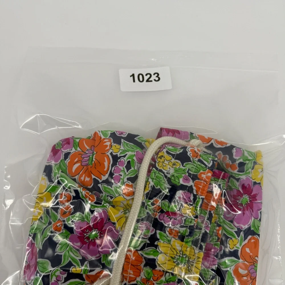 Polo‎ Ralph Lauren Mens Floral Swim Trunks Navy Blue Pink Orange Large
